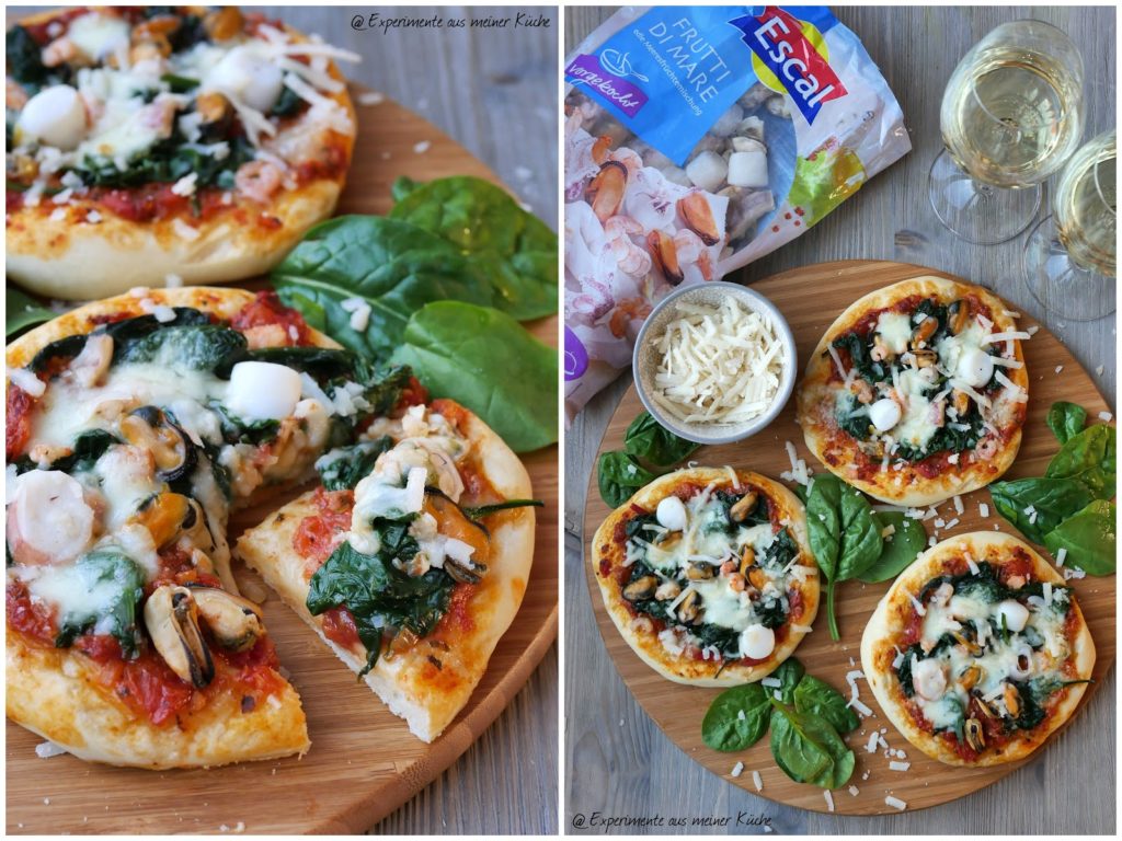 Mini-Pizzen Frutti di Mare | Rezept | Essen | Pizza