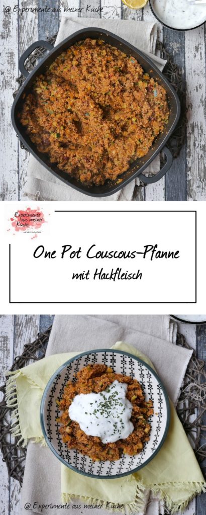 One Pot Couscous-Pfanne mit Hackfleisch | Rezept | Essen | Kochen