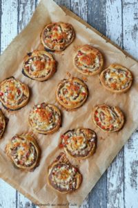 Pizzaschnecken mit Hackfleisch