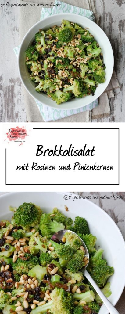 Brokkolisalat mit Rosinen und Pinienkernen | Essen | Kochen | Rezept