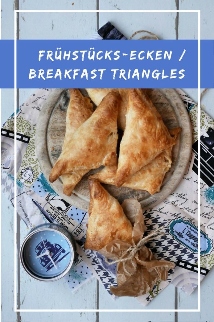 Frühstücks-Ecken mit Rührei / Breakfast Triangles with Scrambled Eggs