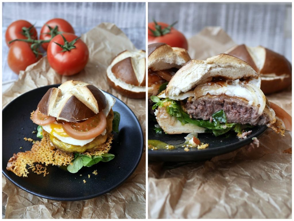 Schnelle Cheeseburger mit Spiegelei | Rezept | Food