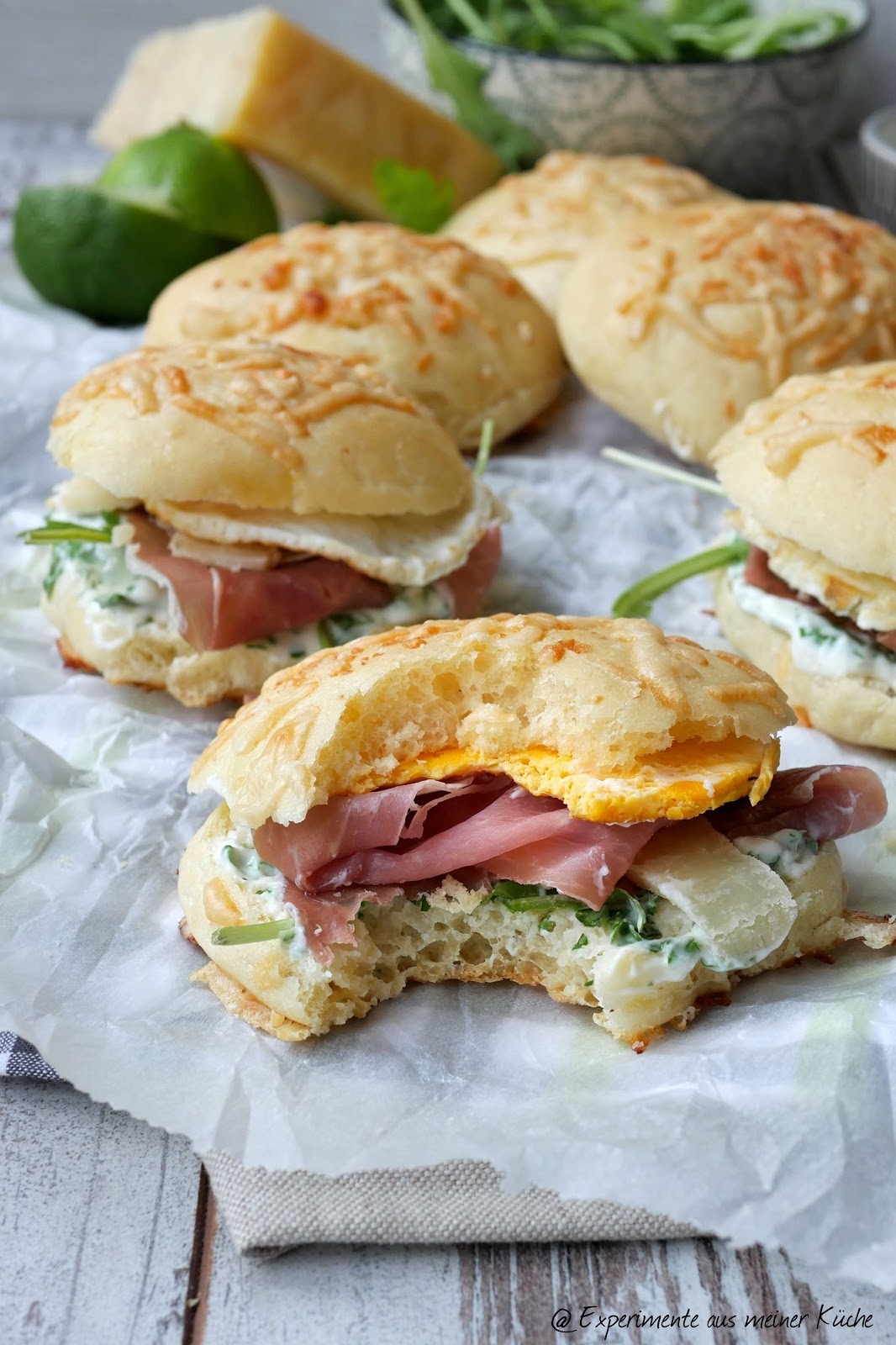 Burger zum Frühstück