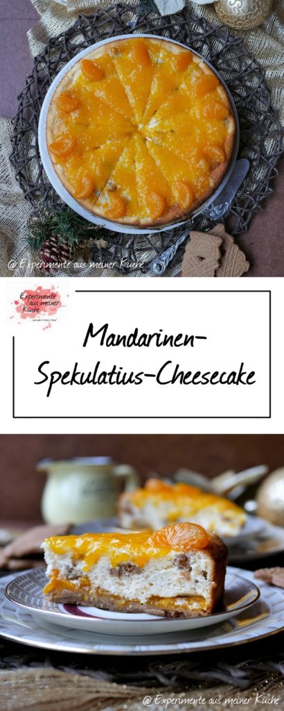 Mandarinen-Spekulatius-Cheesecake | Rezept | Backen | Kuchen | Weihnachten