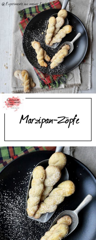Marzipan-Zöpfe | Rezept | Weihnachtsbäckerei 