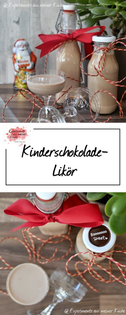 Kinderschokoladen-Likör | Rezept | Weihnachten | Geschenke aus der Küche