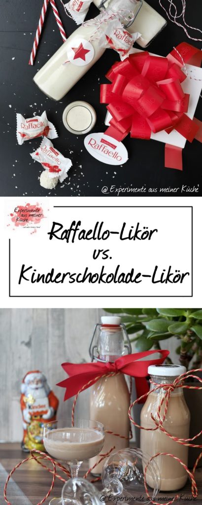 Raffaello-Likör vs. Kinderschokoladen-Likör | Rezept | Weihnachten | Geschenke aus der Küche