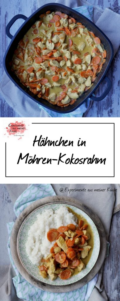 Hähnchen in Möhren-Kokosrahm | Rezept | Essen | Kochen