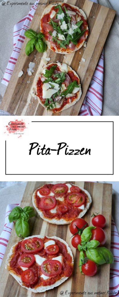 Pita-Pizzen | Rezept | Essen | Kochen