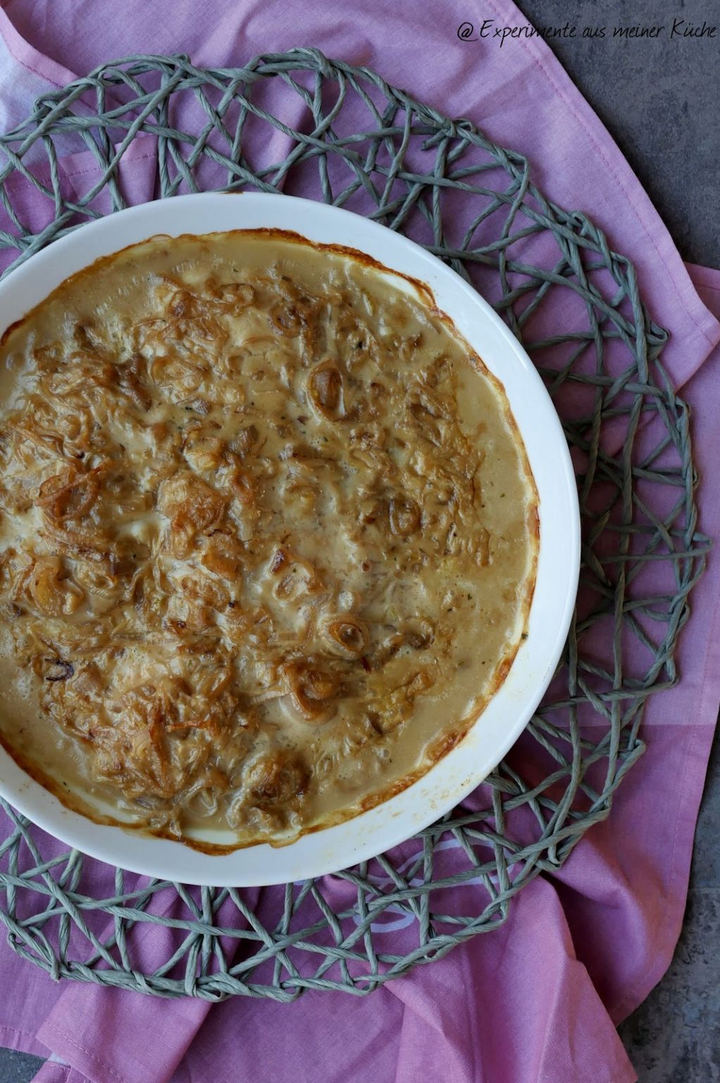 Leichtes Zwiebel-Sahne-Hähnchen - kalorienarm &amp; lecker