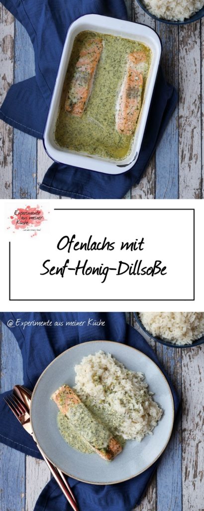 Ofenlachs mit Senf-Honig-Dillsoße | Rezept | Essen | Kochen | Weight Watchers