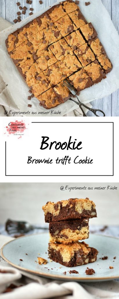 Brookie | Kuchen | Rezept | Backen | Brownie | Cookie 
