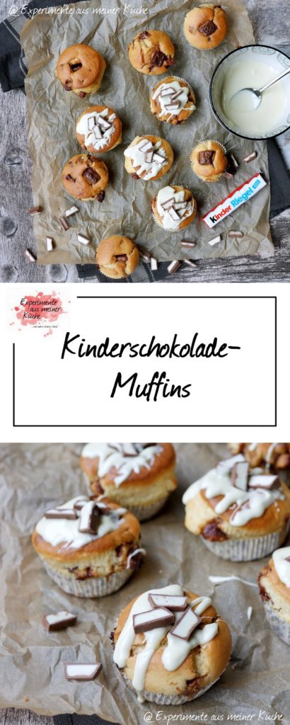 Kinderschokoladen-Muffins | Backen | Kuchen | Muffins | Rezept