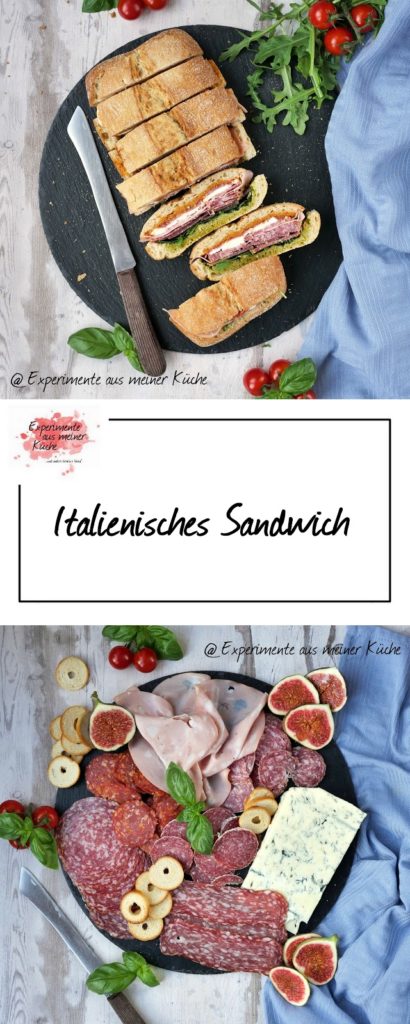 Italienisches Sandwich | Rezept | Essen | Fingerfood | kalte Küche