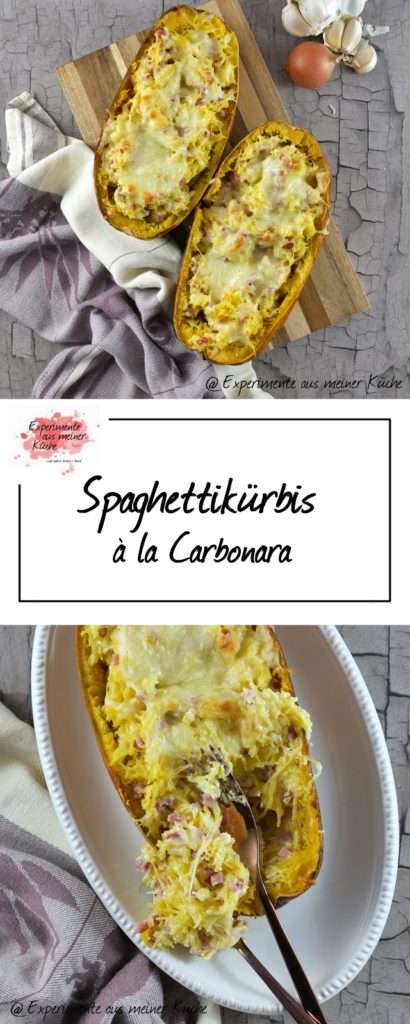 Spaghettikürbis à la Carbonara | Rezept | Kochen | Essen | Weight Watchers