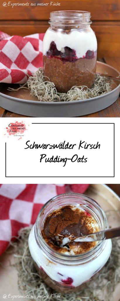 Schwarzwälder Kirsch Pudding Oats | Frühstück | Haferflocken | Essen | Rezept | Weight Watchers