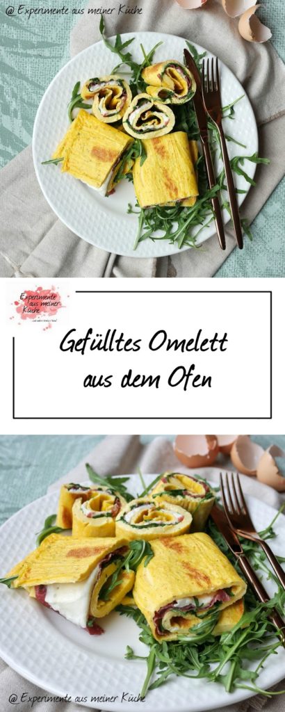 Gefülltes Omelett aus dem Ofen | Eierspeise | Rezept | Essen | Kochen