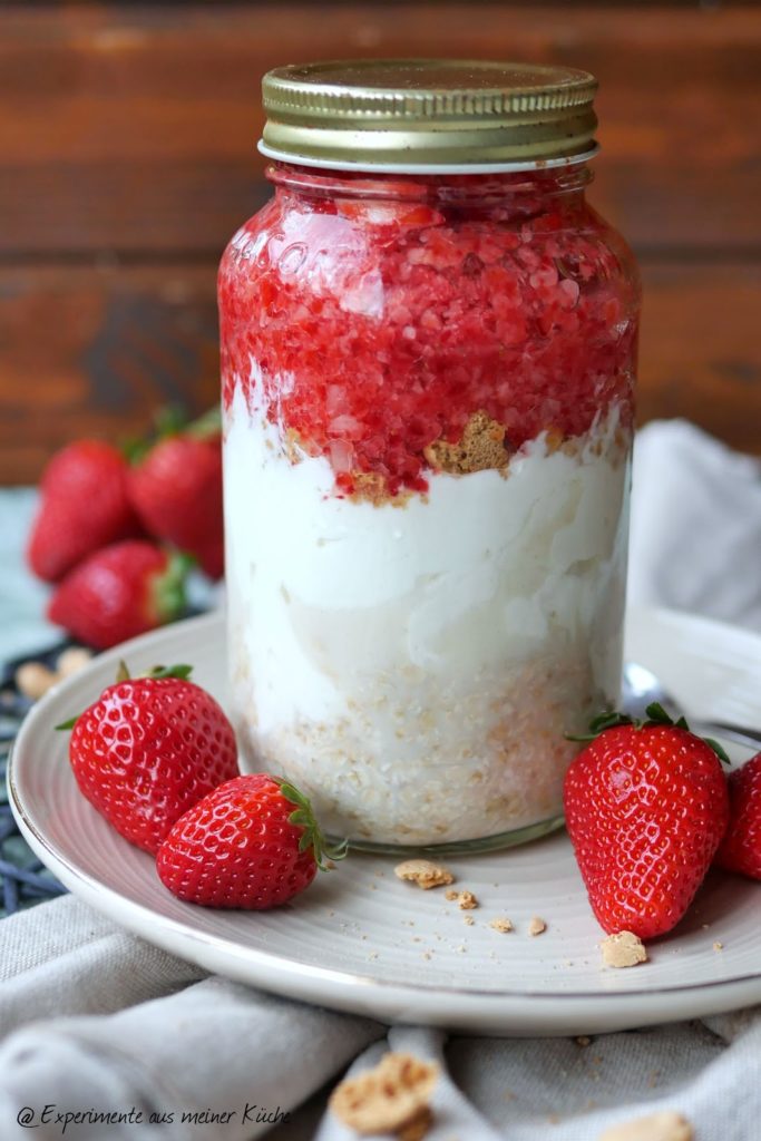 Strawberry Cheesecake Ono | Frühstück | Haferflocken | Weight Watchers | Rezept | Essen | Erdbeeren