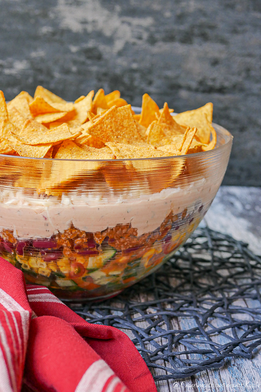 Taco Salat mit Hackfleisch