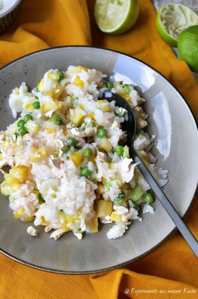 Ananas-Reissalat | Rezept | Essen | Kochen | kalte Küche | Sommerküche | Weight Watchers