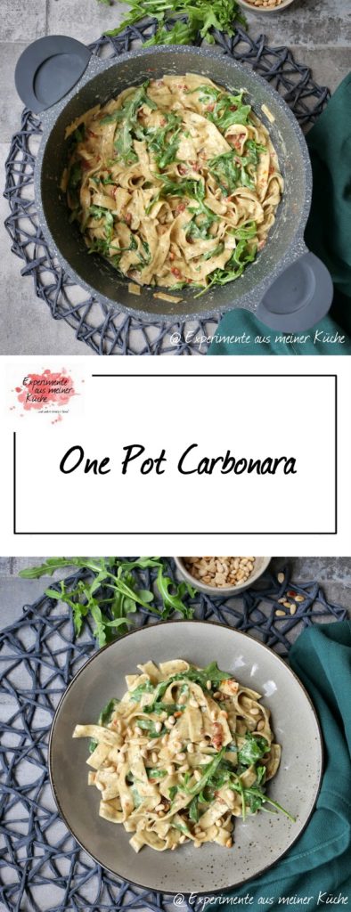 One Pot Carbonara | Rezept | Essen | Kochen | Pasta | vegetarisch | Weight Watchers