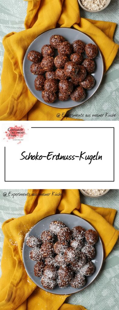 Schoko-Erdnuss-Kugeln | Rezept | Naschen | No Bake | Dessert | Nachtisch
