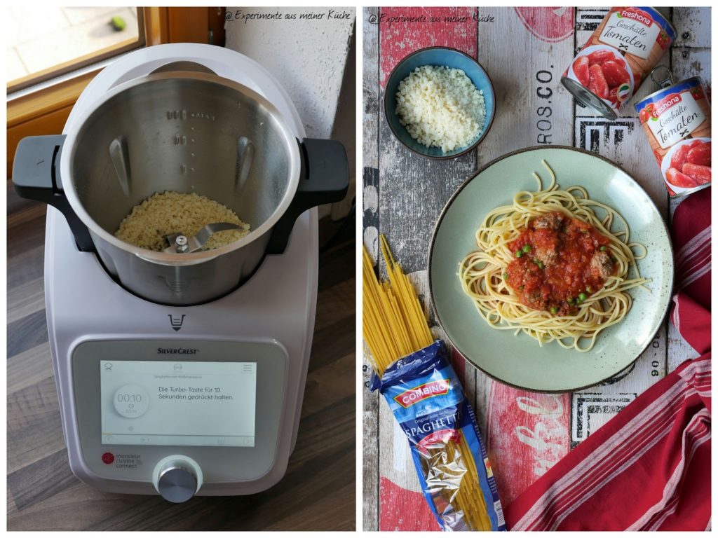 Spaghetti mit Hackfleischbällchen | Rezept | Monsieur Cuisine | Kochen | Essen