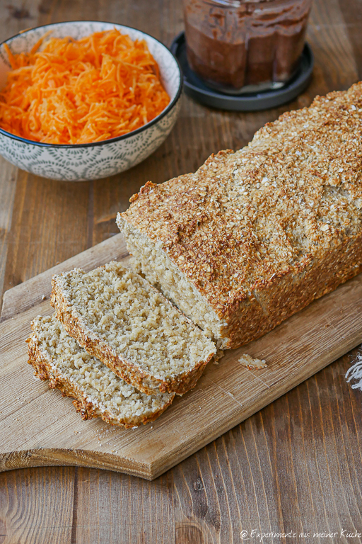 Haferflocken Brot mit Quark