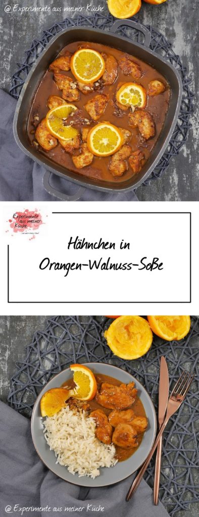 Hähnchen in Orangen-Walnuss-Soße | Rezept | Kochen |  Essen | Weight Watchers