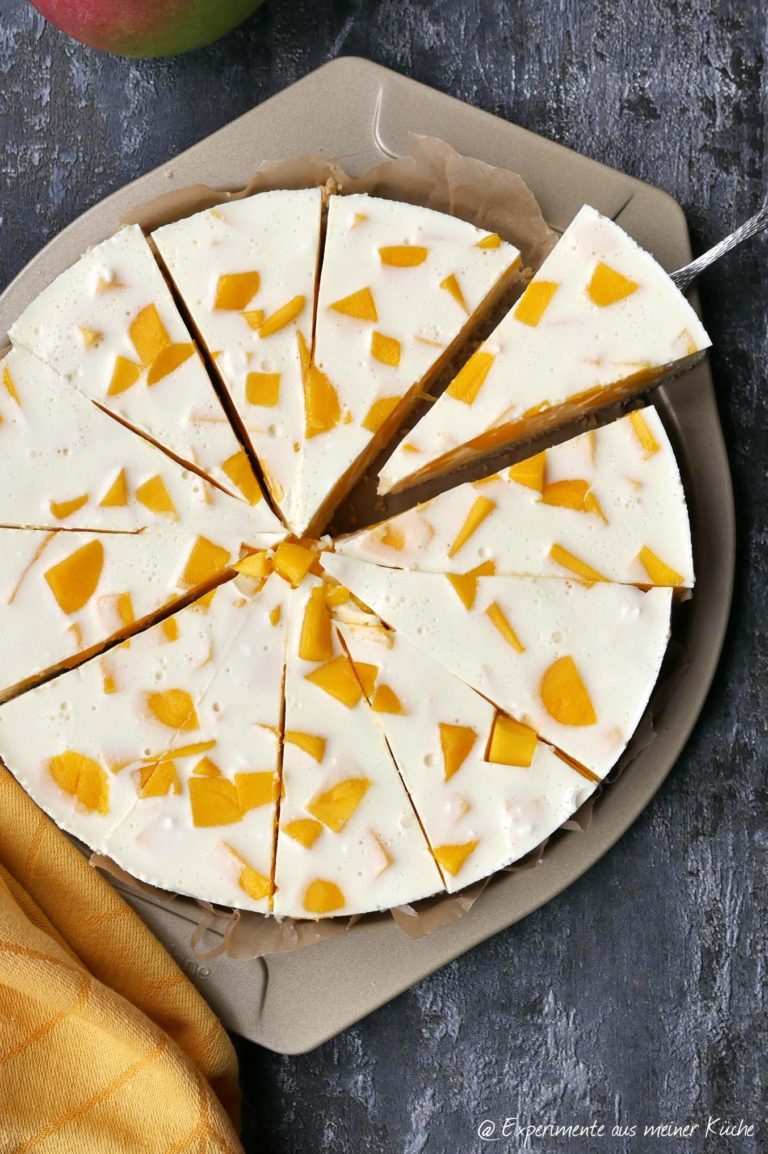 Mango-Zitronen-Cheesecake