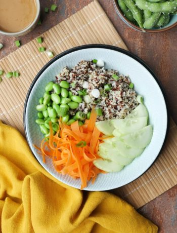 Edamame-Bowl | Rezept | Essen | Kochen | Weight Watchers | Salat | Quinoa