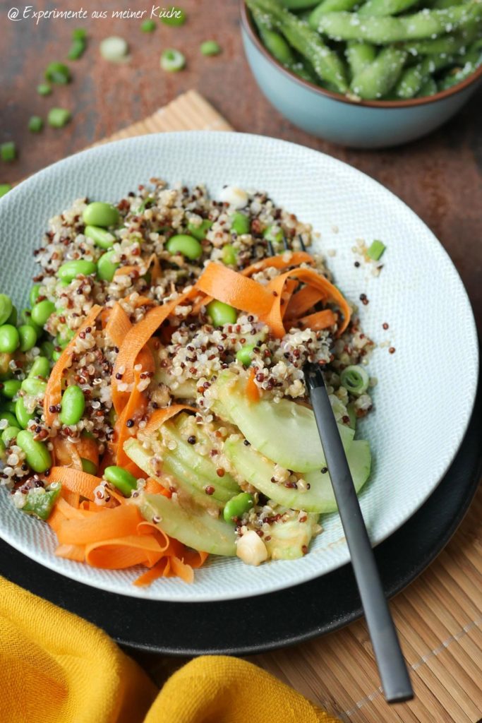 Edamame-Bowl | Rezept | Essen | Kochen | Weight Watchers | Salat | Quinoa