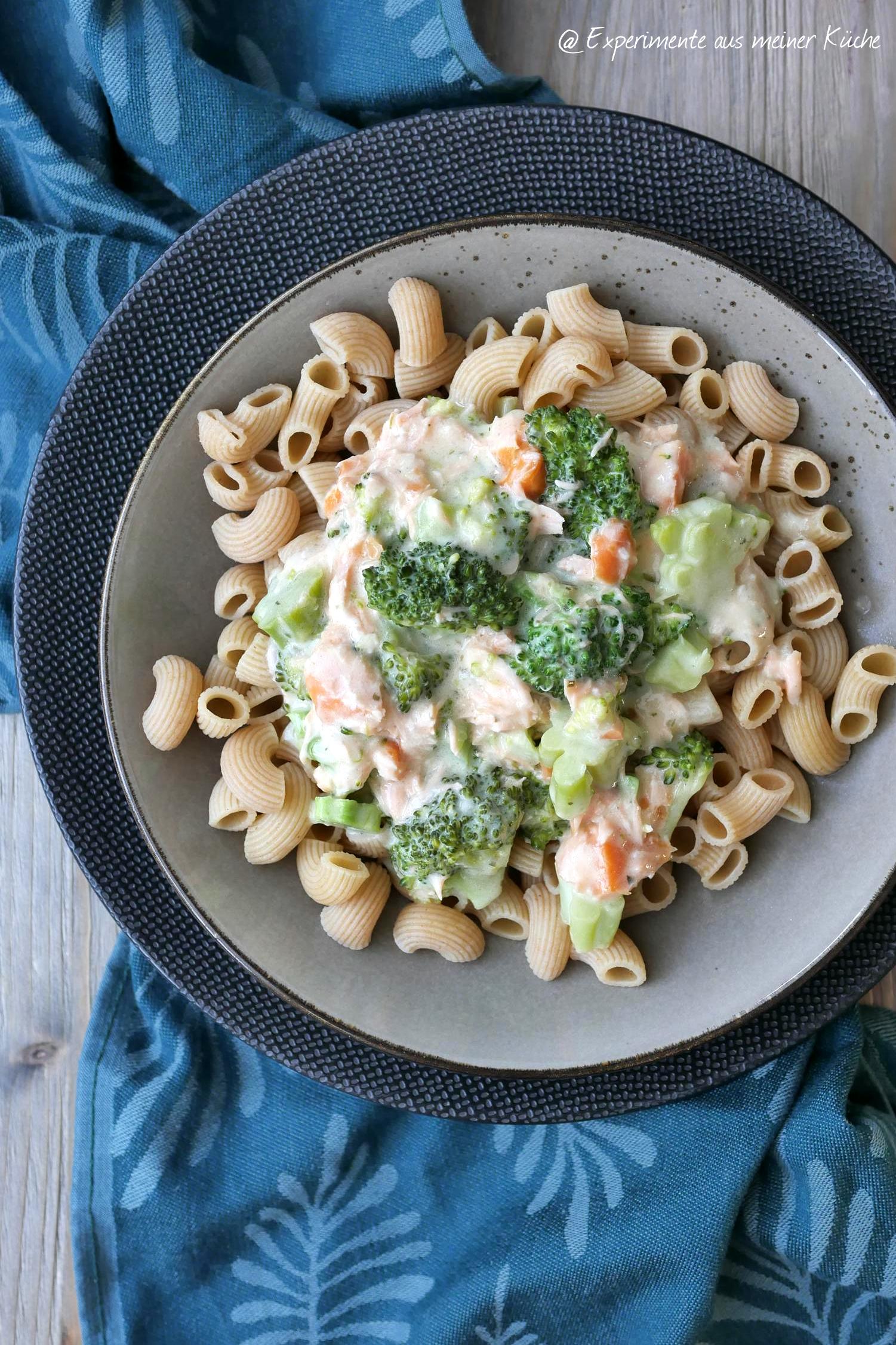 Brokkoli-Lachs-Pasta