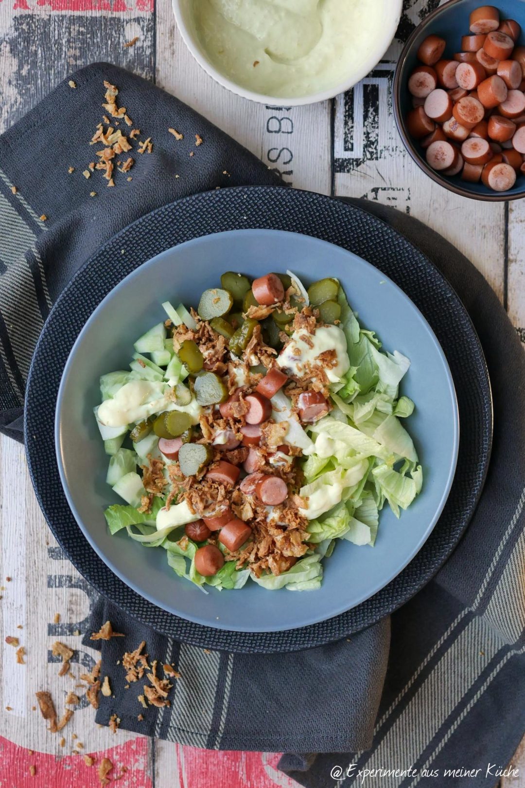 Hot Dog Kartoffel-Blech - Experimente aus meiner Küche