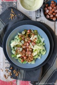 Hot Dog Bowl | Salat | Essen | Rezept | Weight Watchers