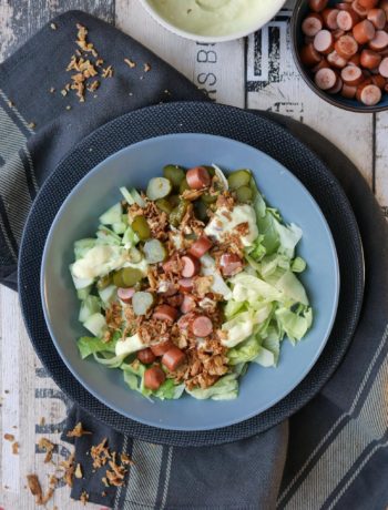 Hot Dog Bowl | Salat | Essen | Rezept | Weight Watchers