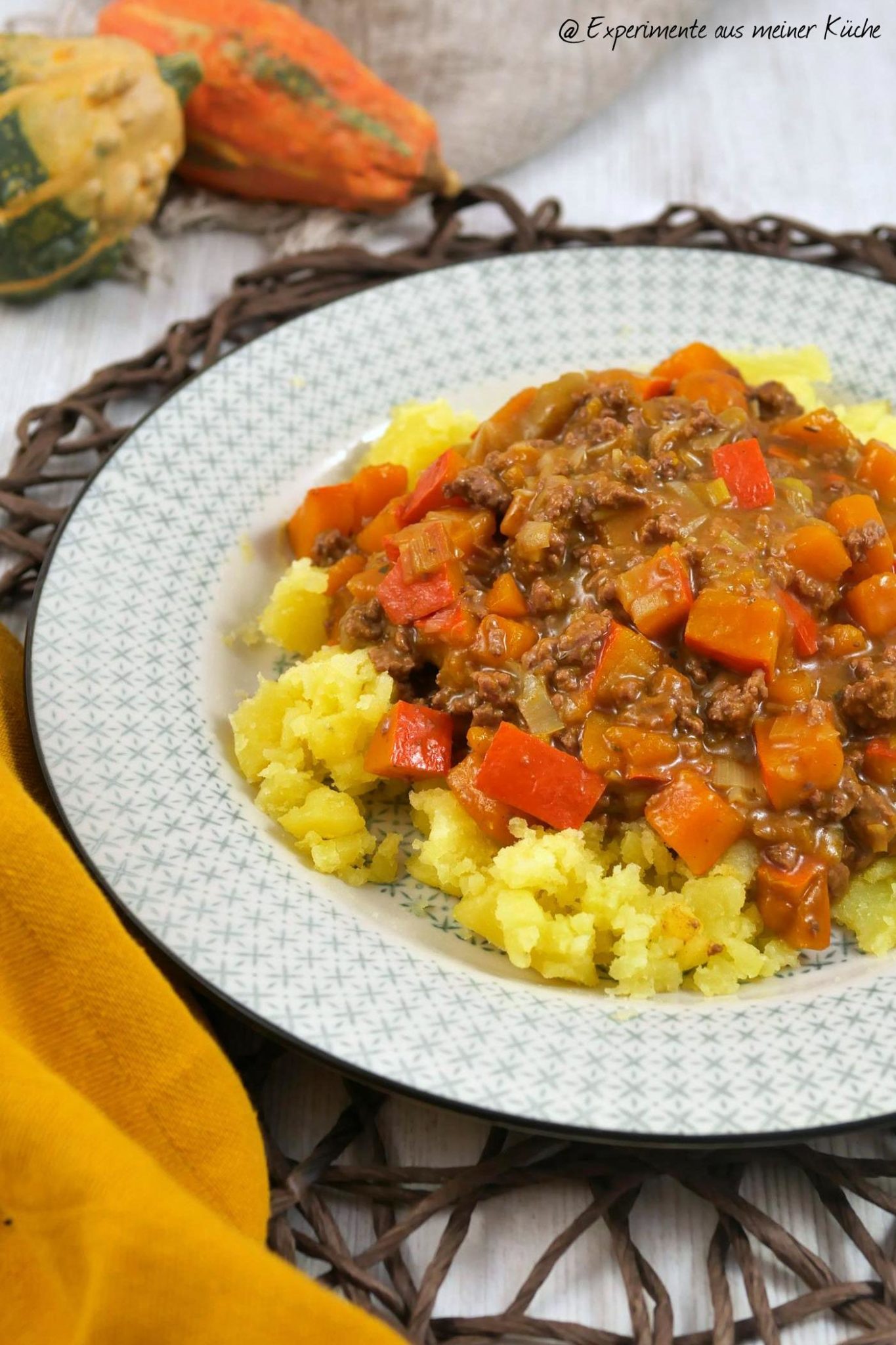 Kürbis-Hackfleisch-Pfanne - Experimente aus meiner Küche