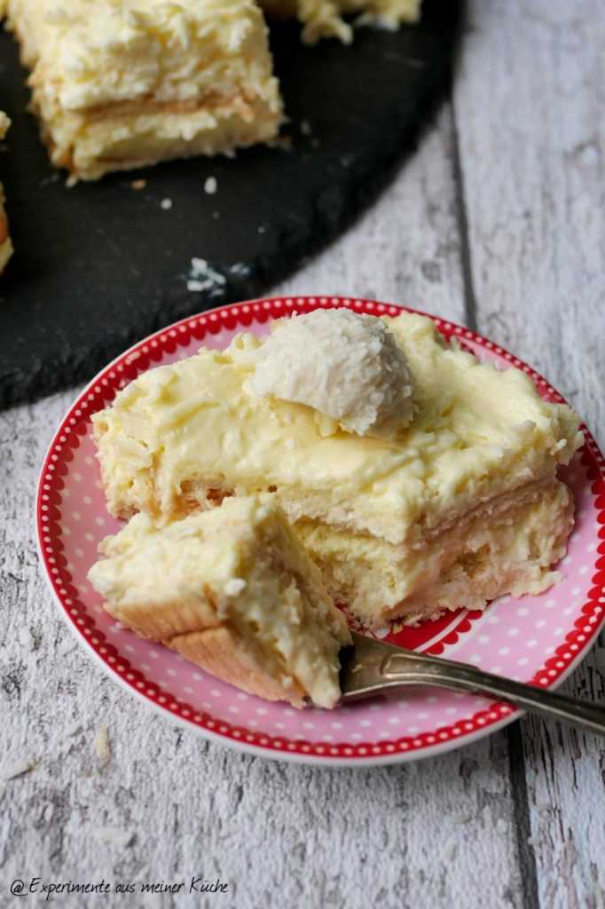 Raffaello-Butterkeks-Kuchen ohne Backen | Rezept | Essen | No Bake | Torte