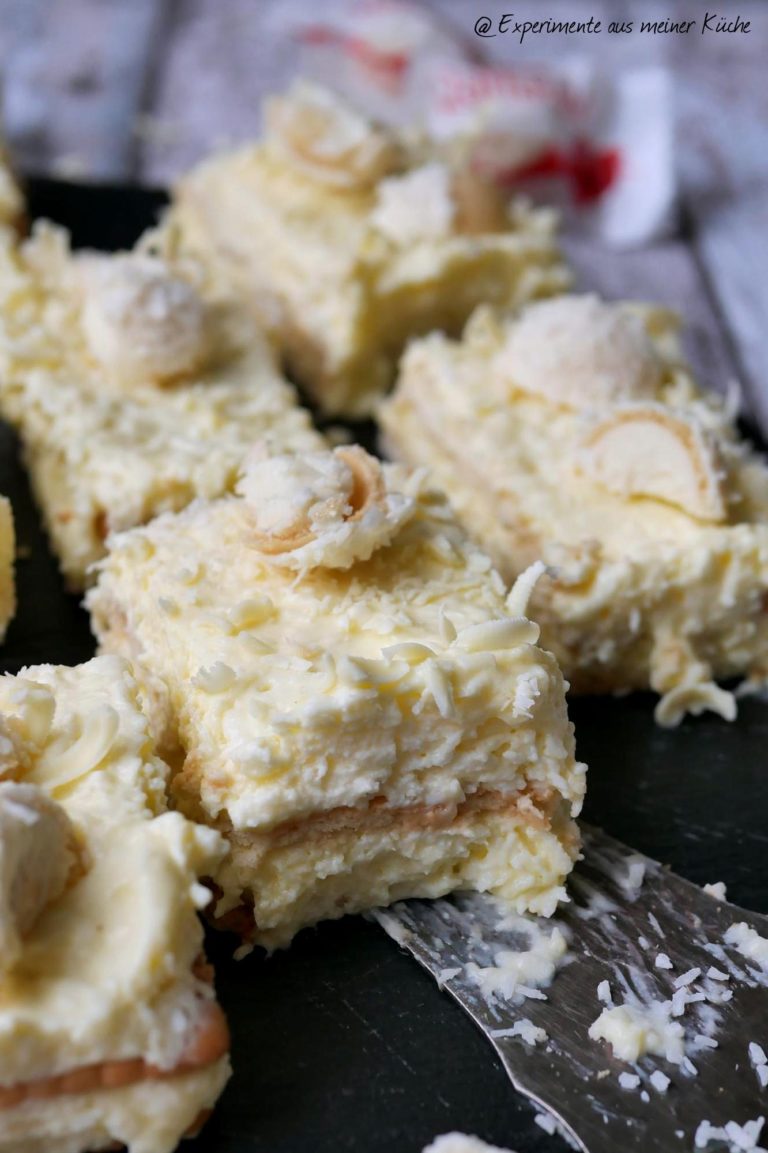 Raffaello-Butterkeks-Kuchen ohne Backen