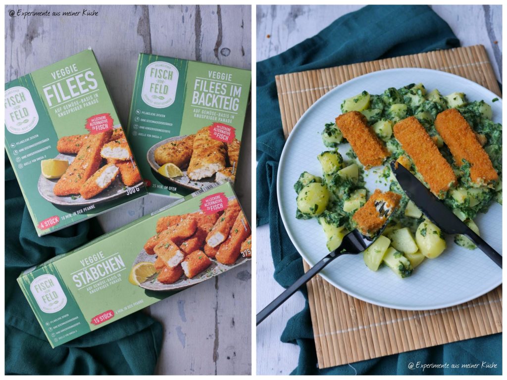 Vegetarischer-Fischstaebchen-Auflauf-mit-Spinat | Rezept | Kochen | Essen