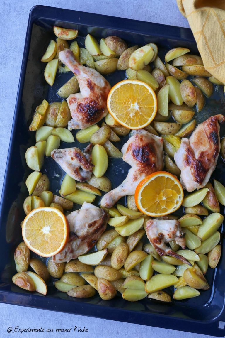 Orangenhähnchen vom Blech - Experimente aus meiner Küche