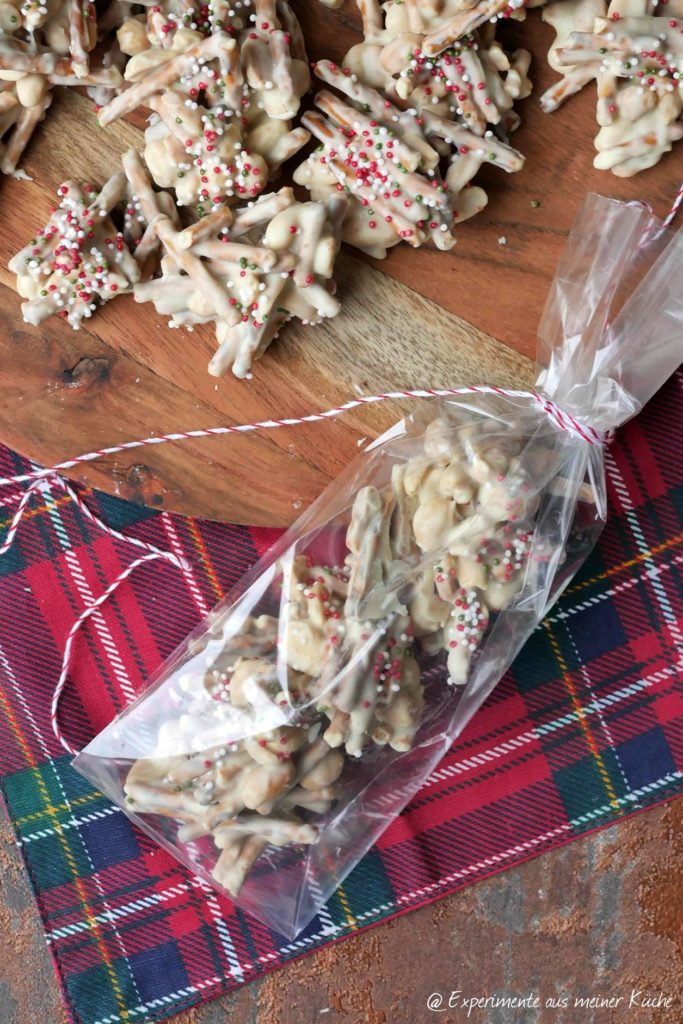 White Christmas Haystacks | Rezept | Kekse | No Bake | Weihnachten