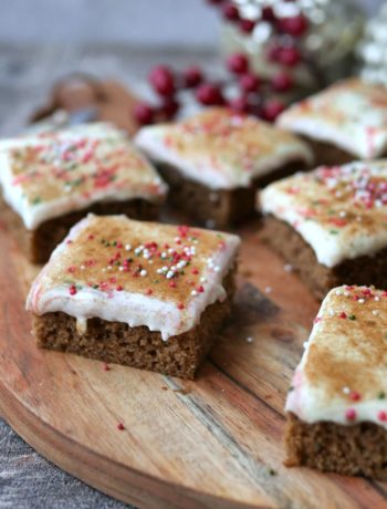 Spekulatius-Blechkuchen mit Zimtfrosting | Rezept | Kuchen | Backen | Weihnachten