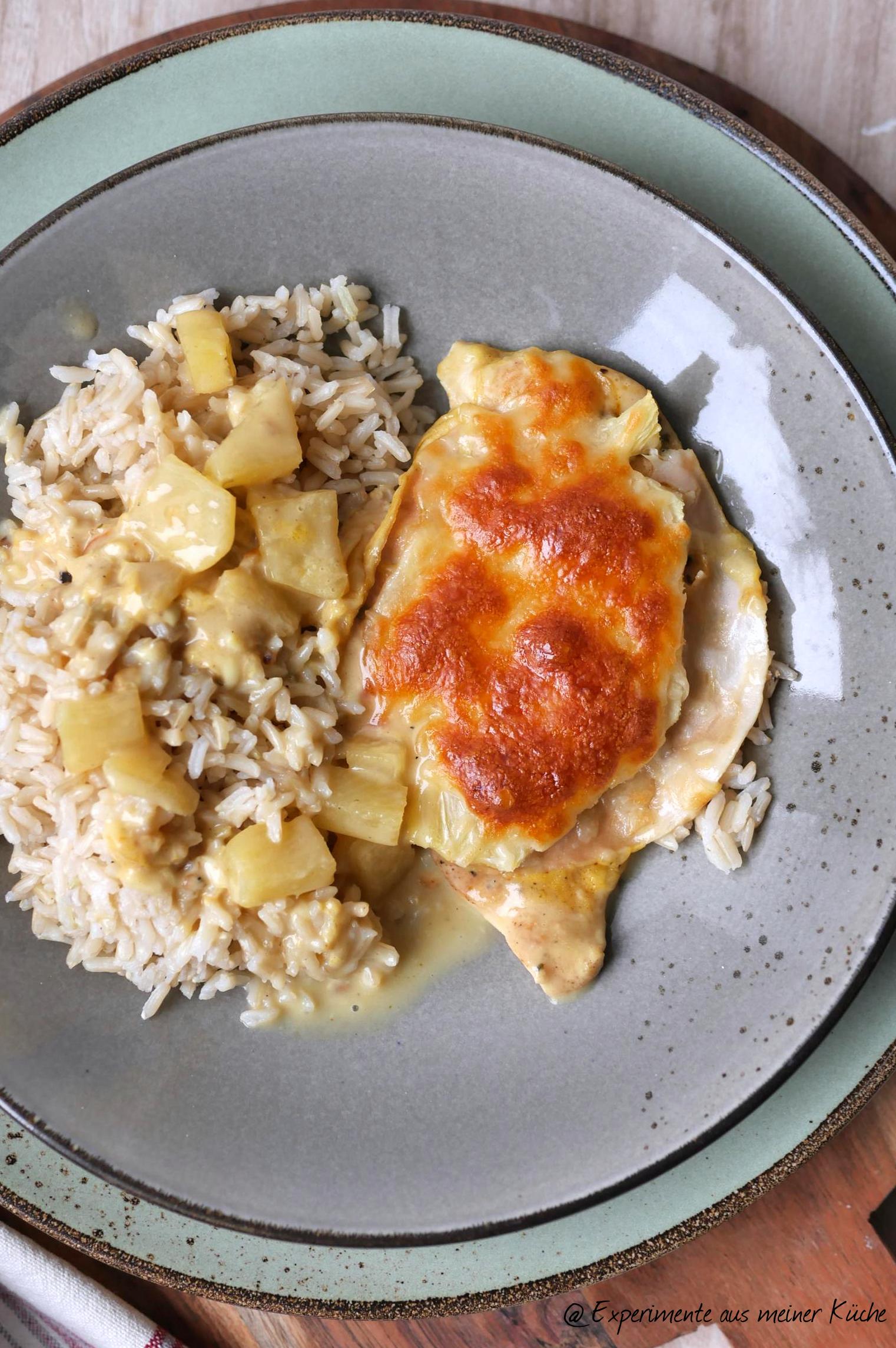 Hähnchenschnitzel Hawaii - Experimente aus meiner Küche