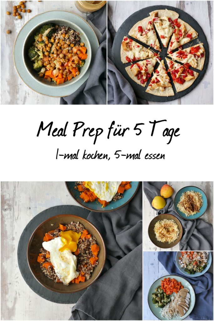 Meal Prep für 5 Tage