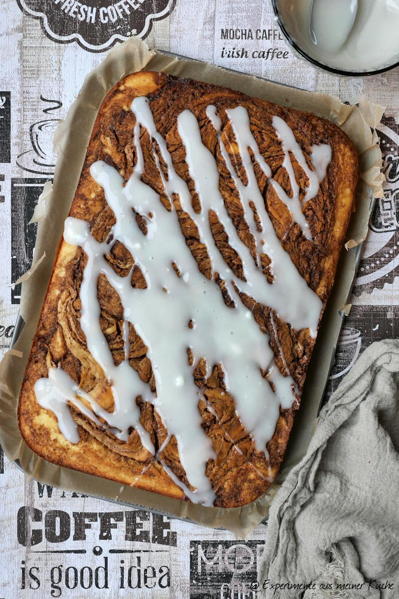 Zimtschnecken-Kuchen - Experimente Aus Meiner Küche