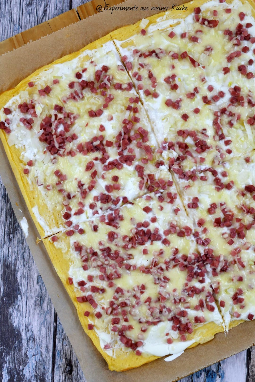 Low Carb Flammkuchen - Experimente aus meiner Küche