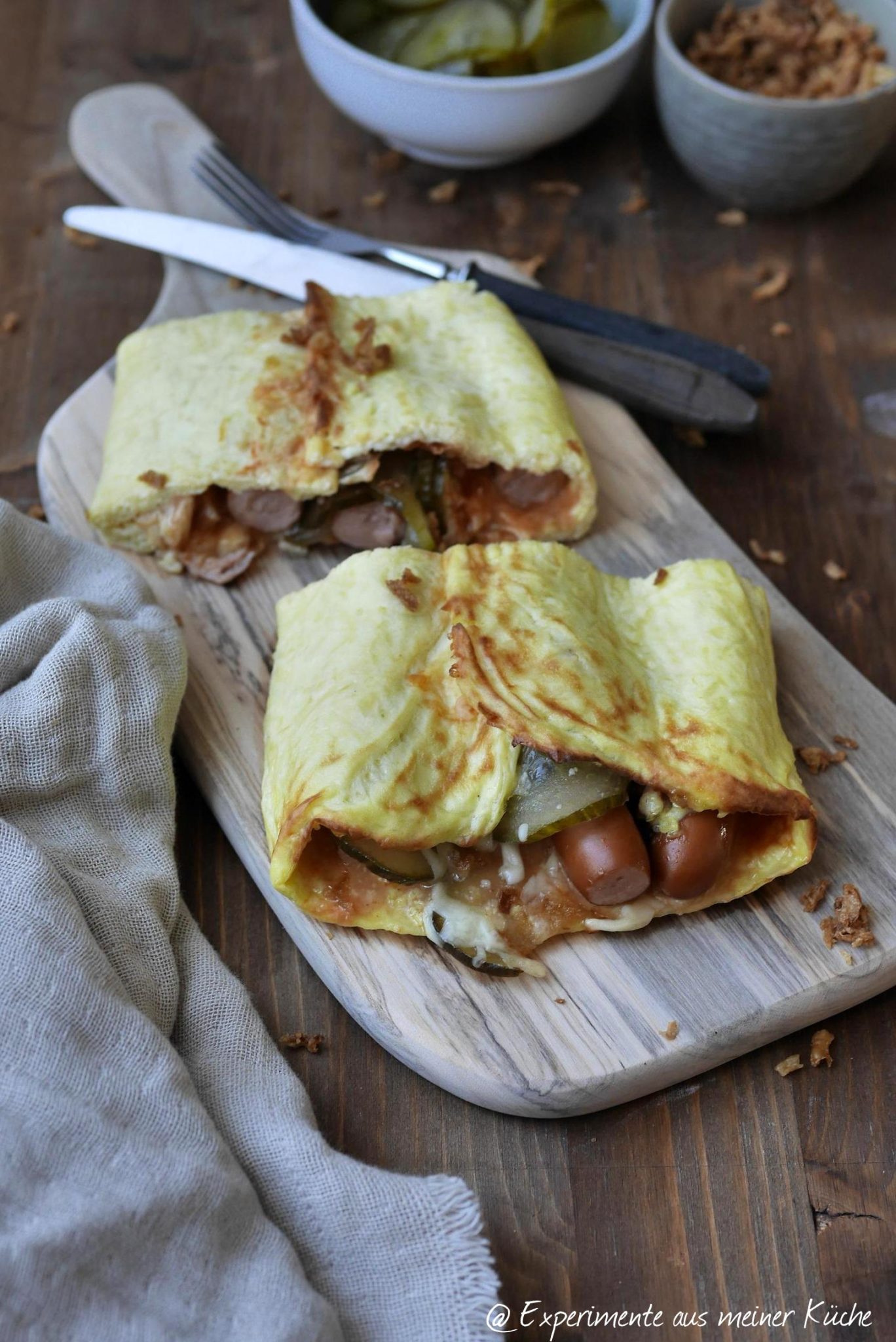 Hot Dog Kartoffel-Blech - Experimente aus meiner Küche