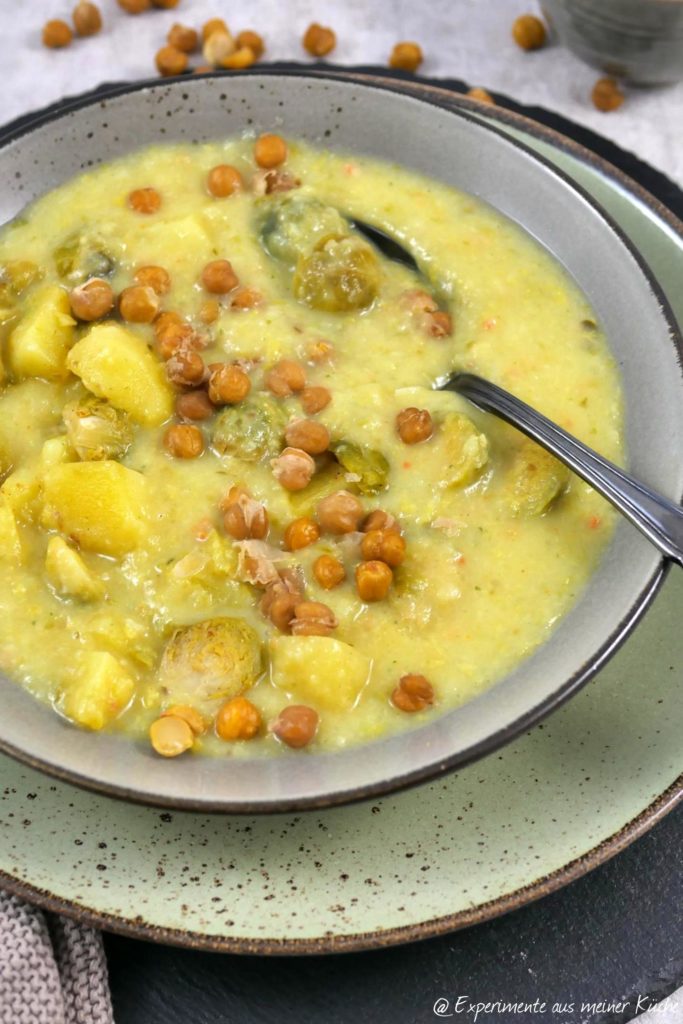 Rosenkohl-Kartoffel-Suppe | Rezept | Kochen | Essen | Weight Watchers | Eintopf