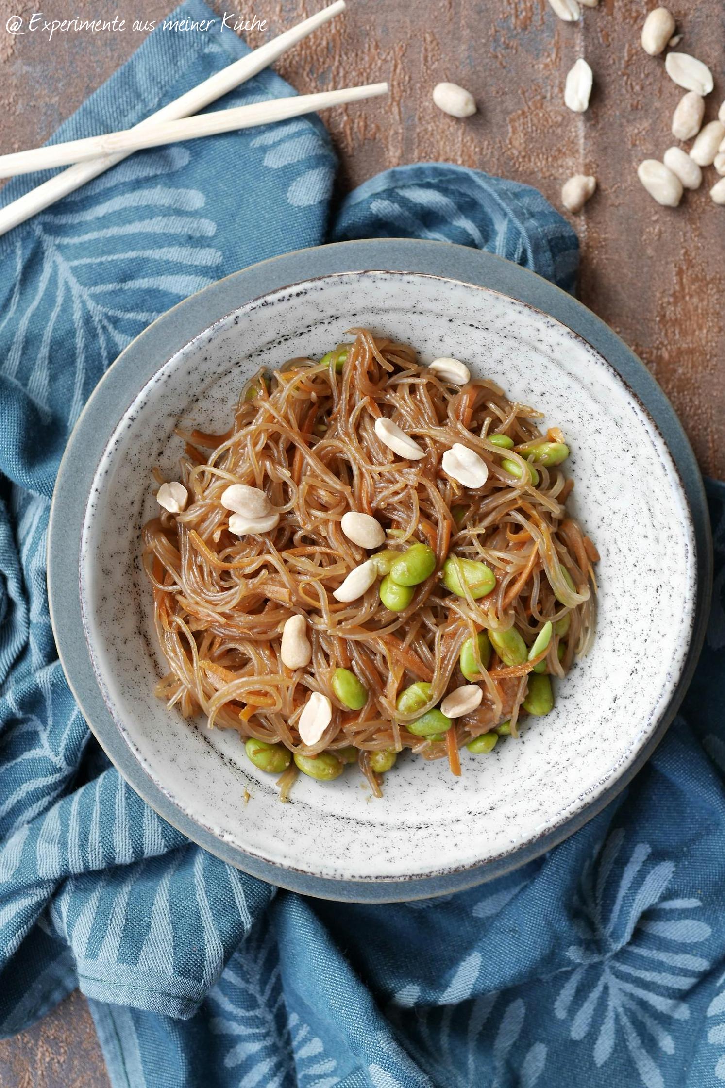 Schnelle Glasnudelpfanne - Experimente aus meiner Küche Schnelle Glasnudelpfanne - Experimente aus meiner Küche